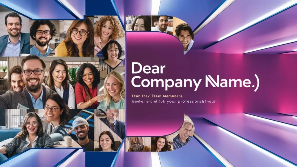 Dear [Company Name] Team Members