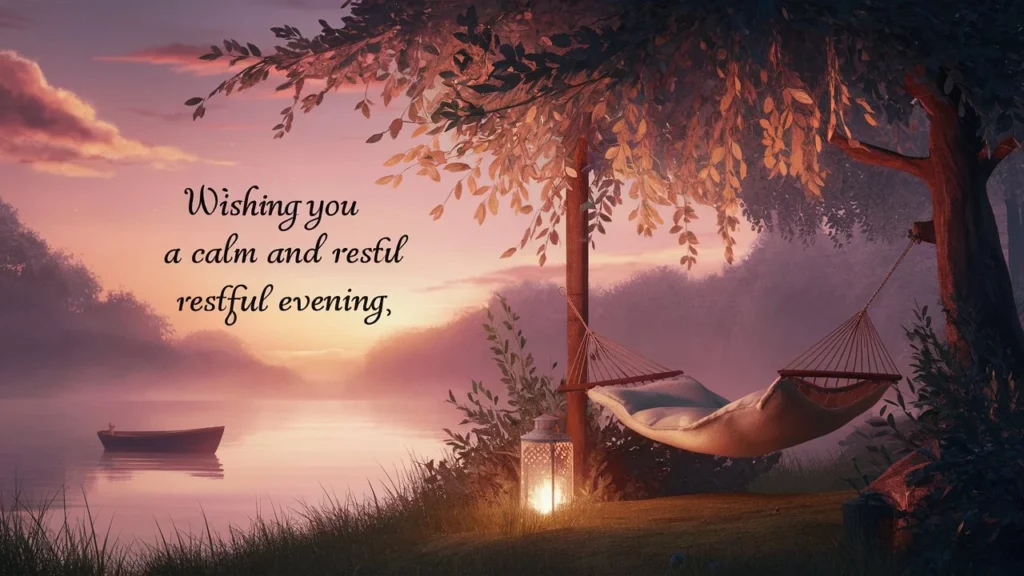 Wishing You a Calm and Restful Evening