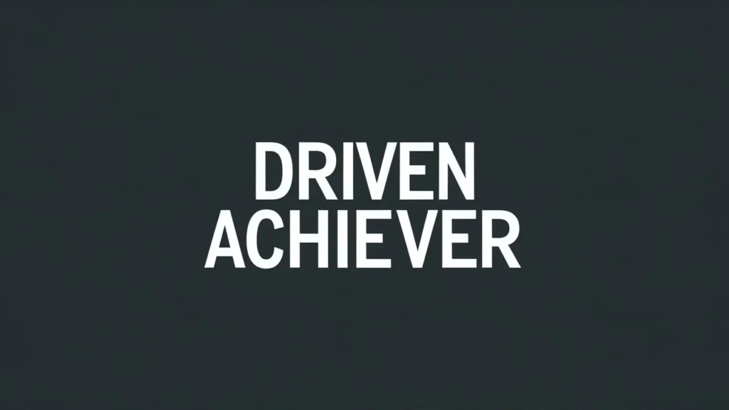  Driven Achiever