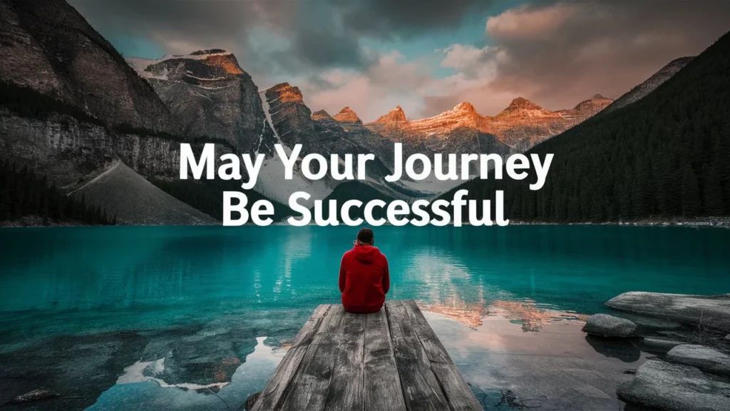  May your journey be successful