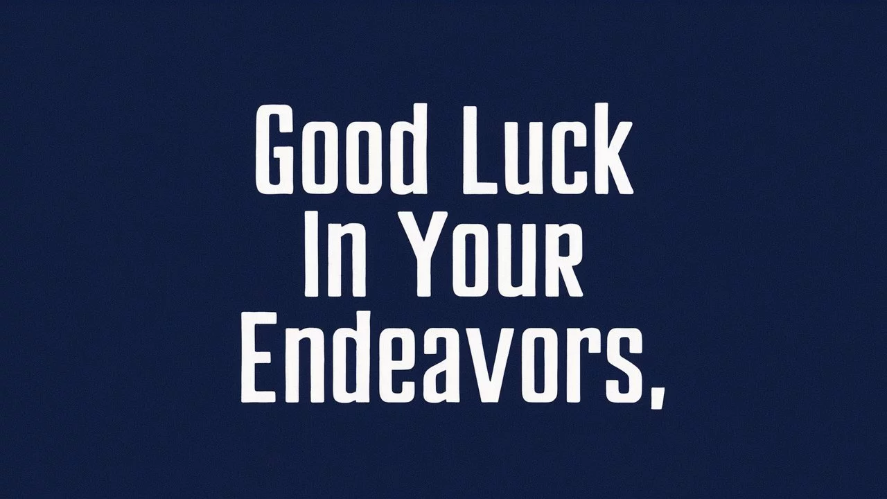 Other Ways to Say “Good Luck in Your Future Endeavors”