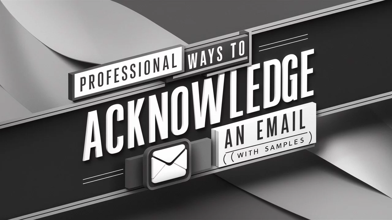 Professional Ways to Acknowledge an Email (With Samples)