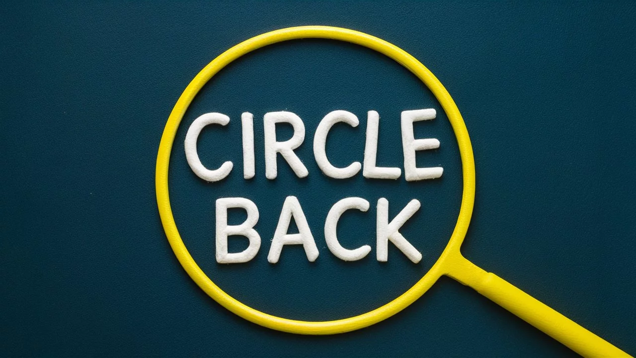 Synonyms for “Circle Back” in an Email