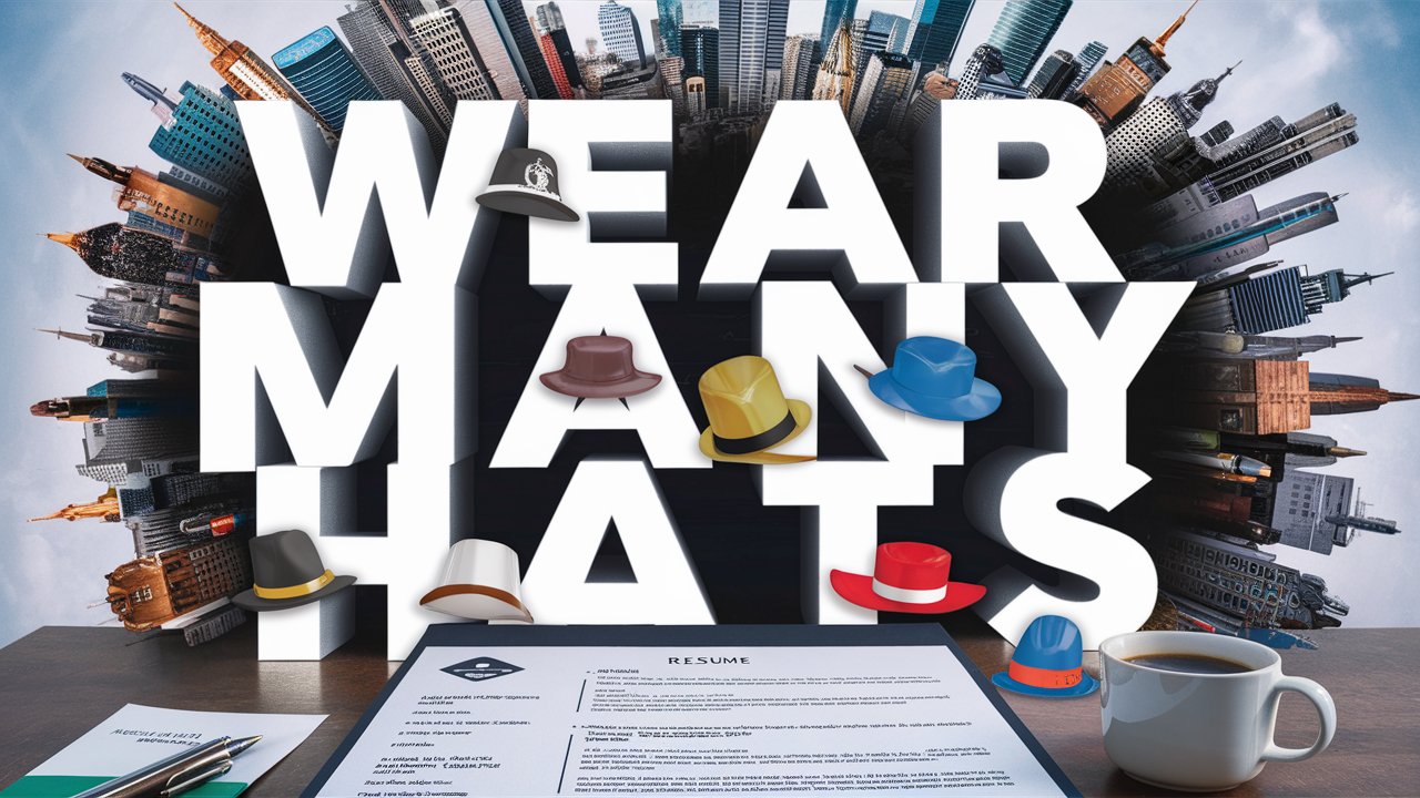 Wear Many Hats" on a Resume