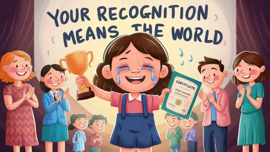 Your Recognition Means the World