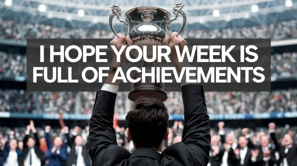 I Hope Your Week Is Full of Achievements