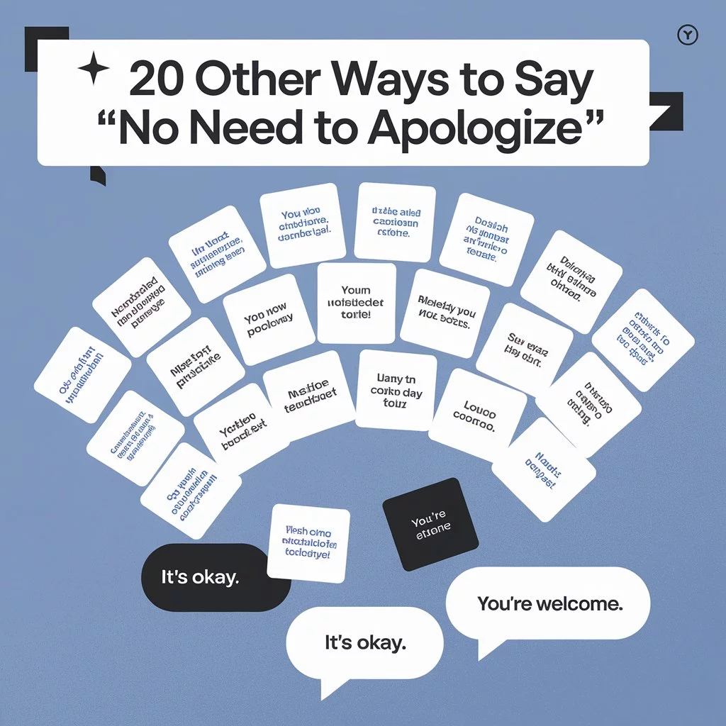 “No Need to Apologize”